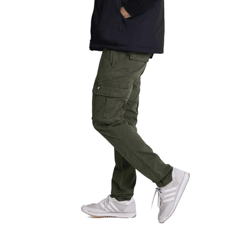 Lyle & Scott Pantaloni Pantaloni cargo con logo eagle 32 A25-LYLE&SCOTTTR2109ITA-077-32 - Francavilla Moda